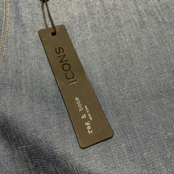 Rag And Bone Raw Fit 2 Authentic Stretch jean mens size 34W 32L - Picture 2 of 11